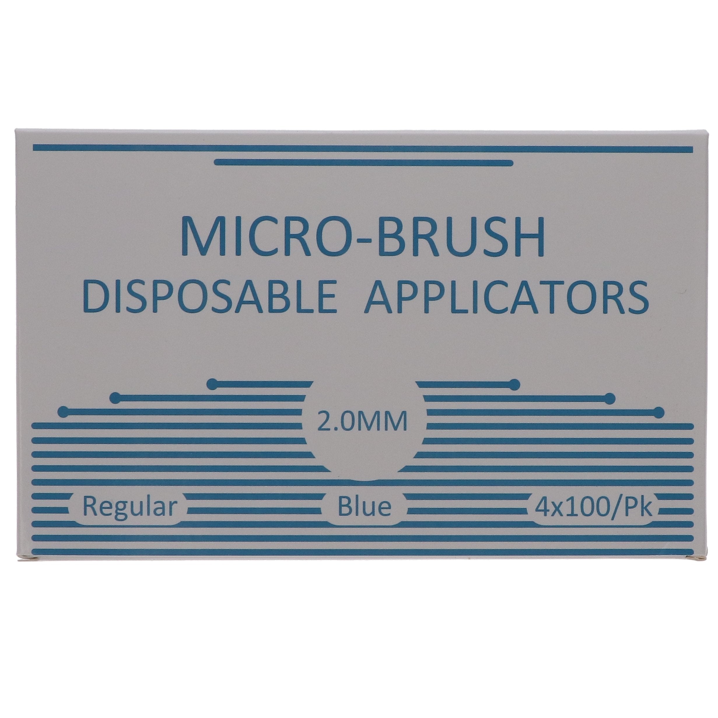 House Brand Dentistry 101316 Micro-Brush Disposable Applicators Regular Blue 4 x 100/Pk House Brand Dentistry 101316 Micro-Brush Disposable Applicators Regular Blue 4 x 100/Pk